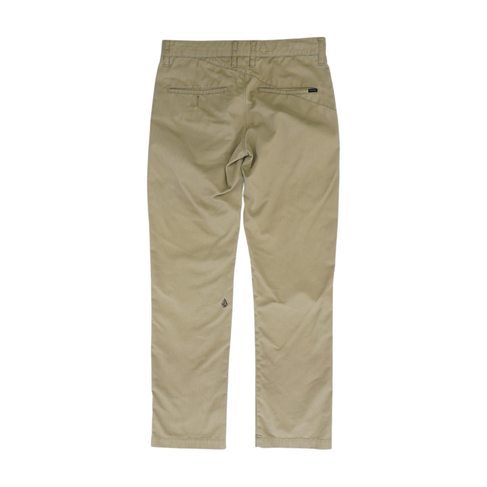 Beige Regular Pants