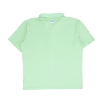 Green Solid Short Sleeve Polo