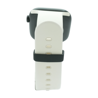 46mm Series 10 Black Smartwatch White Band M/L