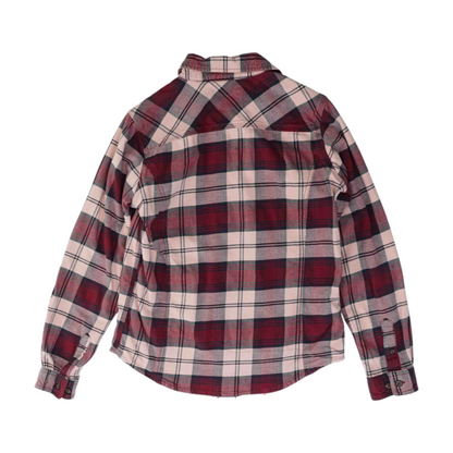 Pink Plaid Flannel Button Down
