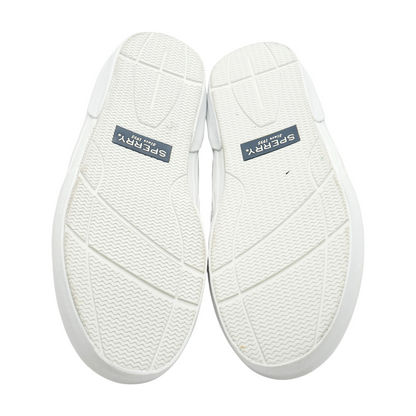 White Low-Top Athletic Shoes