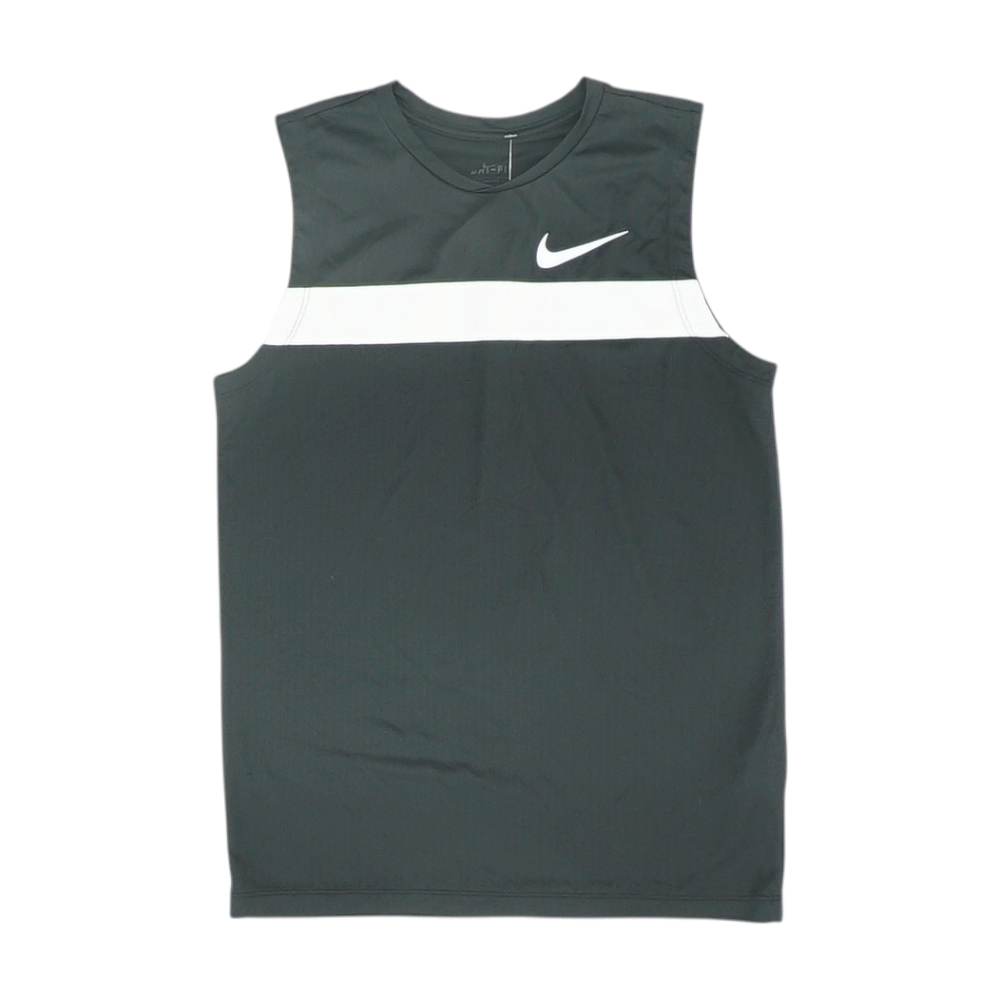 Black Color Block Active Tank