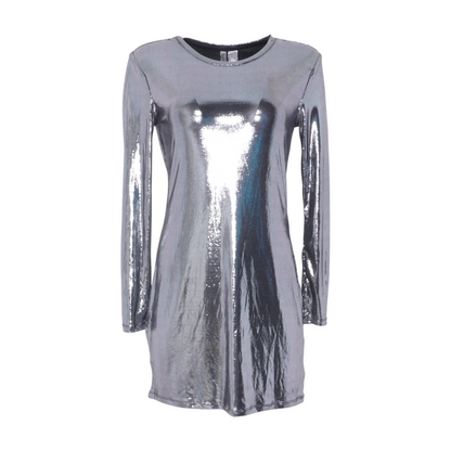 Silver Mini Dress