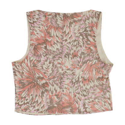Beige Abstract Blouse