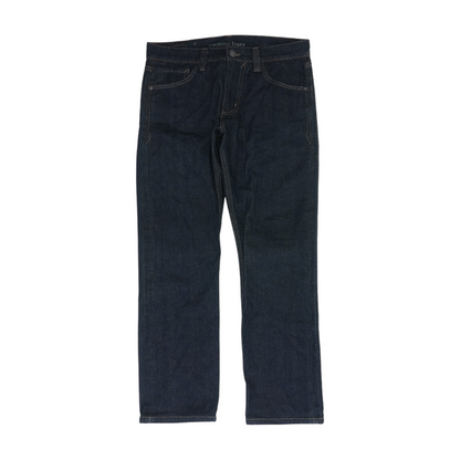 Navy Straight Jeans