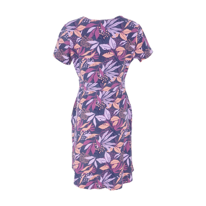 Blue Print Midi Dress