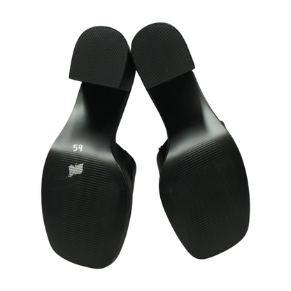 Black Block Heels