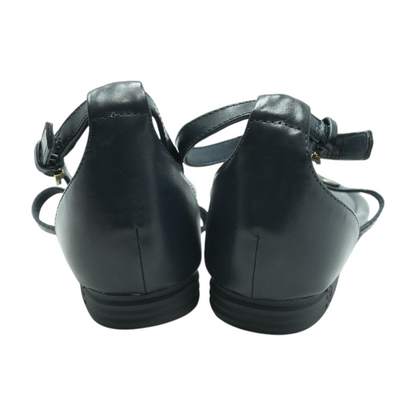 Navy Flat Sandals