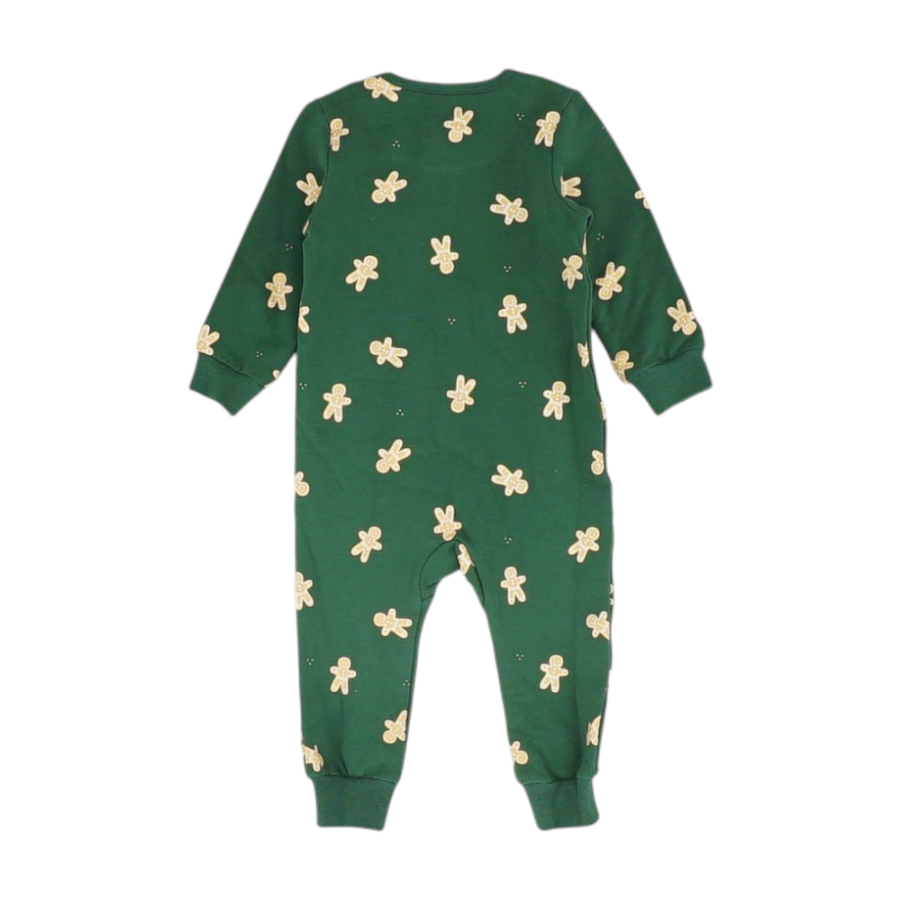 Green Graphic One-Piece