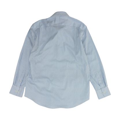 Blue Check Long Sleeve Button Down