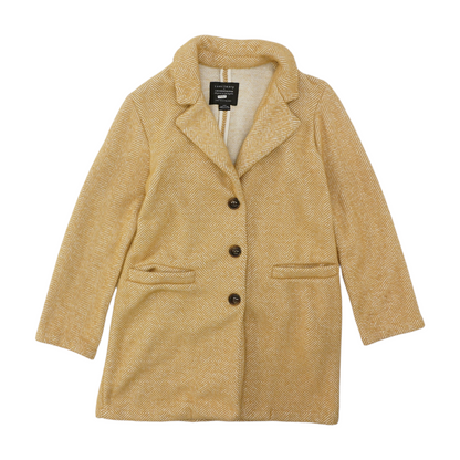 Yellow Chevron Coat