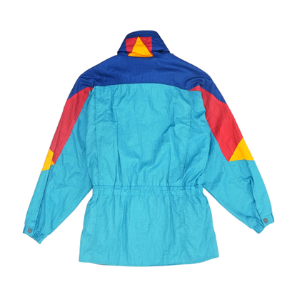 Teal Color Block Jacket