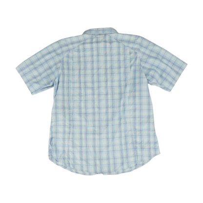 Blue Check Button Down