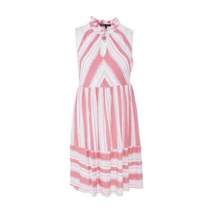 Pink Striped Mini Dress