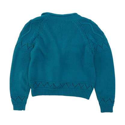Vintage Blue Cardigan Sweater