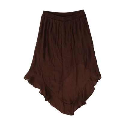 Brown Midi Skirt
