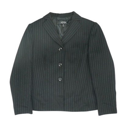 Black Petite Striped Blazer