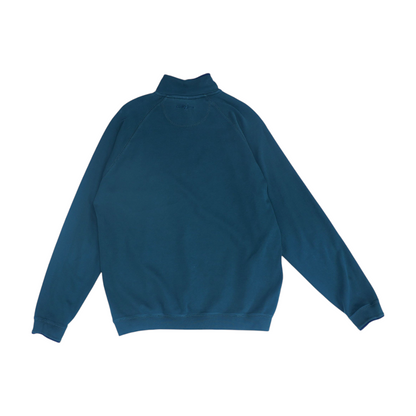 Green Solid 1/4 Zip Pullover