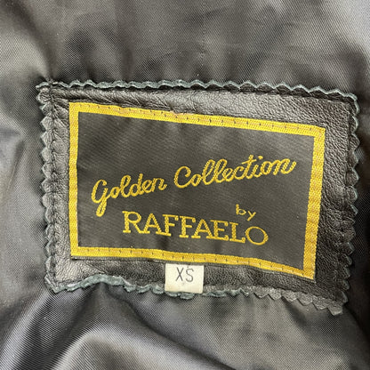 Black Solid Leather Jacket
