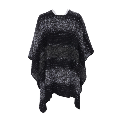 Black Striped Cardigan Sweater