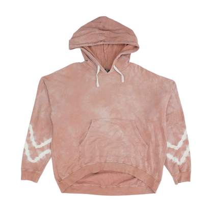 Pink Solid Hoodie Pullover
