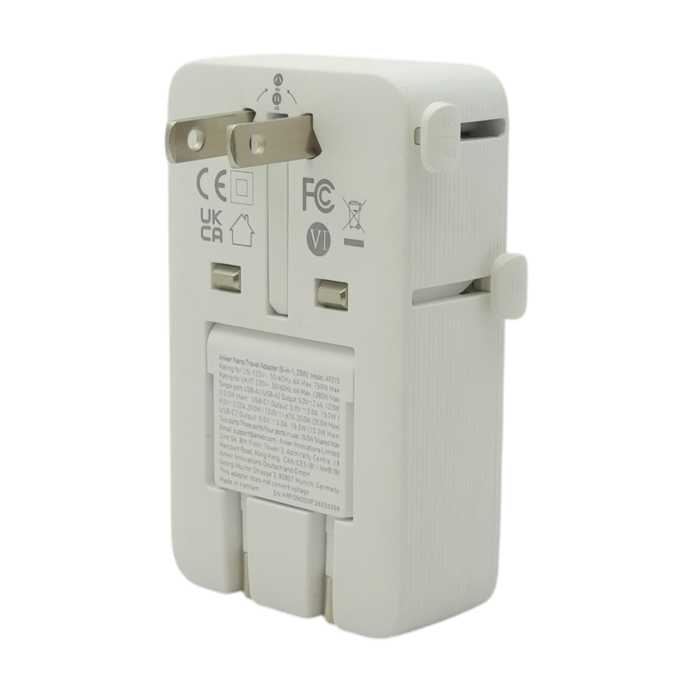 Nano 5-IN-1 20W Travel Charging Adapter