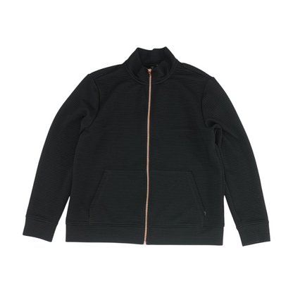 Black Solid Active Jacket