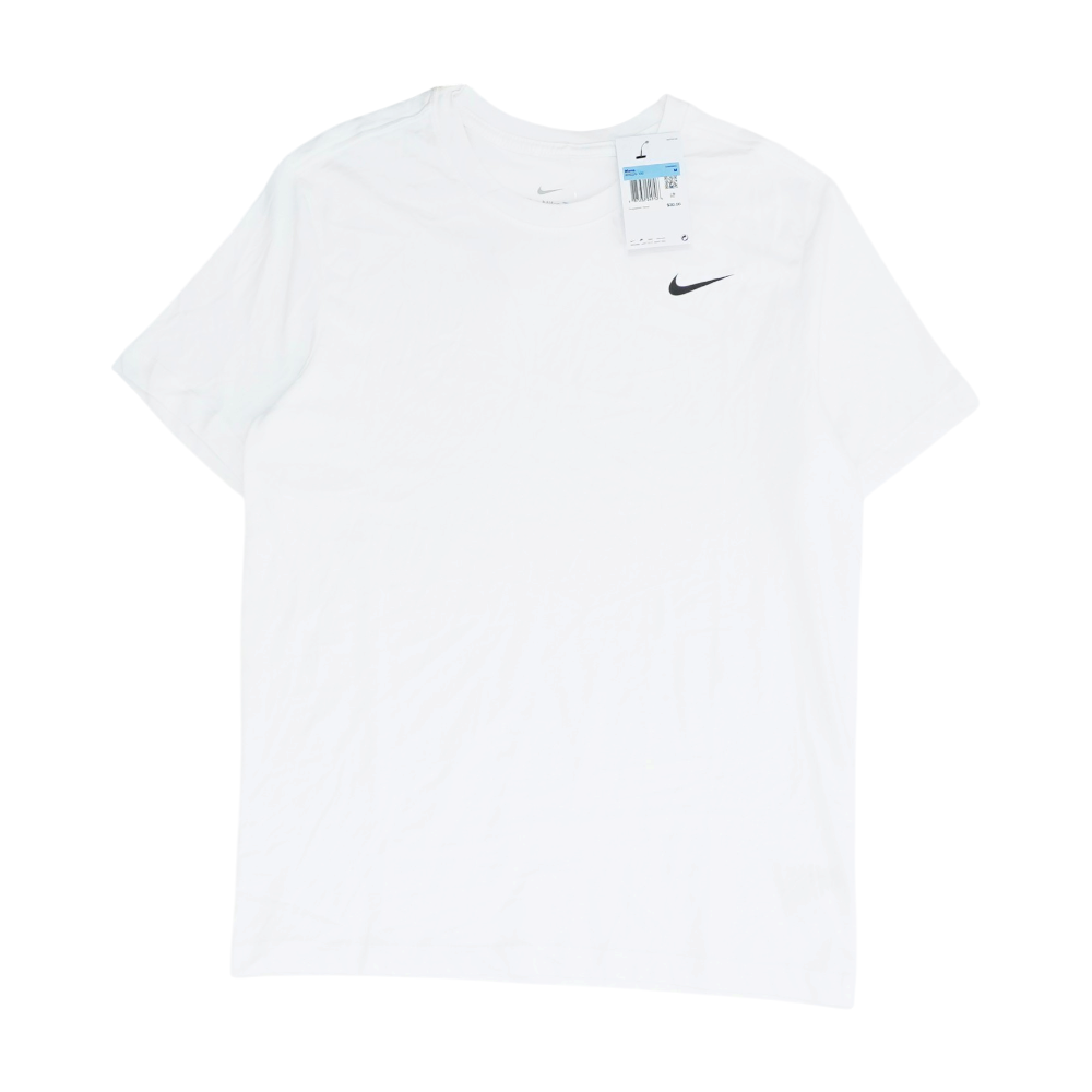 White Solid Active T-Shirt