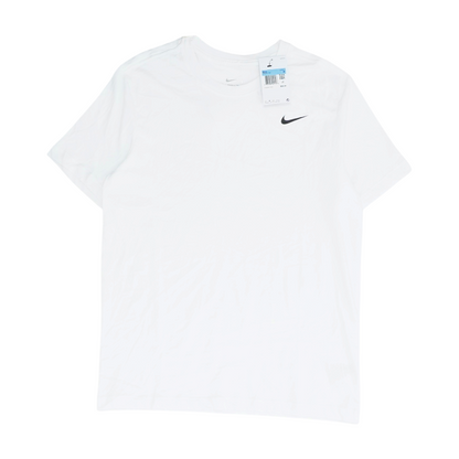 White Solid Active T-Shirt