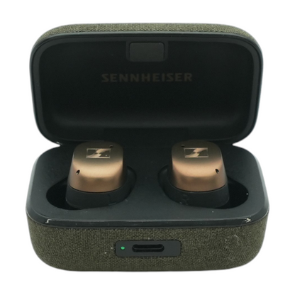 Brown Momentum True Wireless 4 Wireless Earbuds