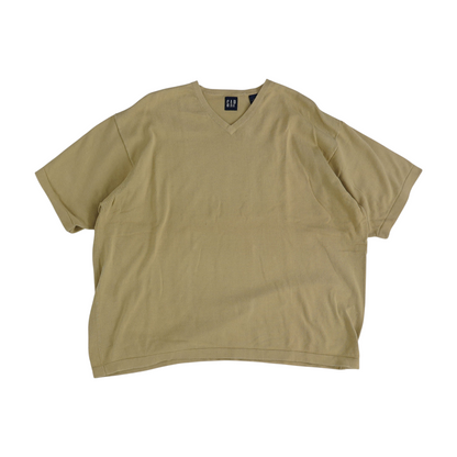 Tan Solid Pullover Sweater