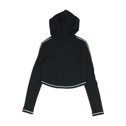 Black Solid Hoodie