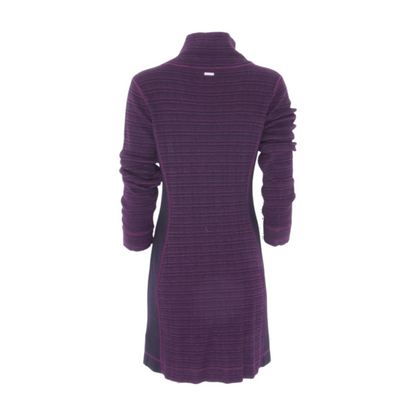 Purple Striped Mini Dress