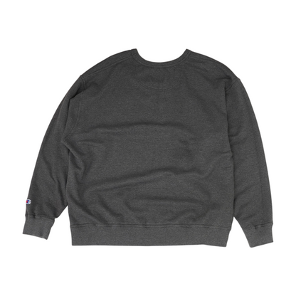 Gray Solid Sweatshirt Pullover