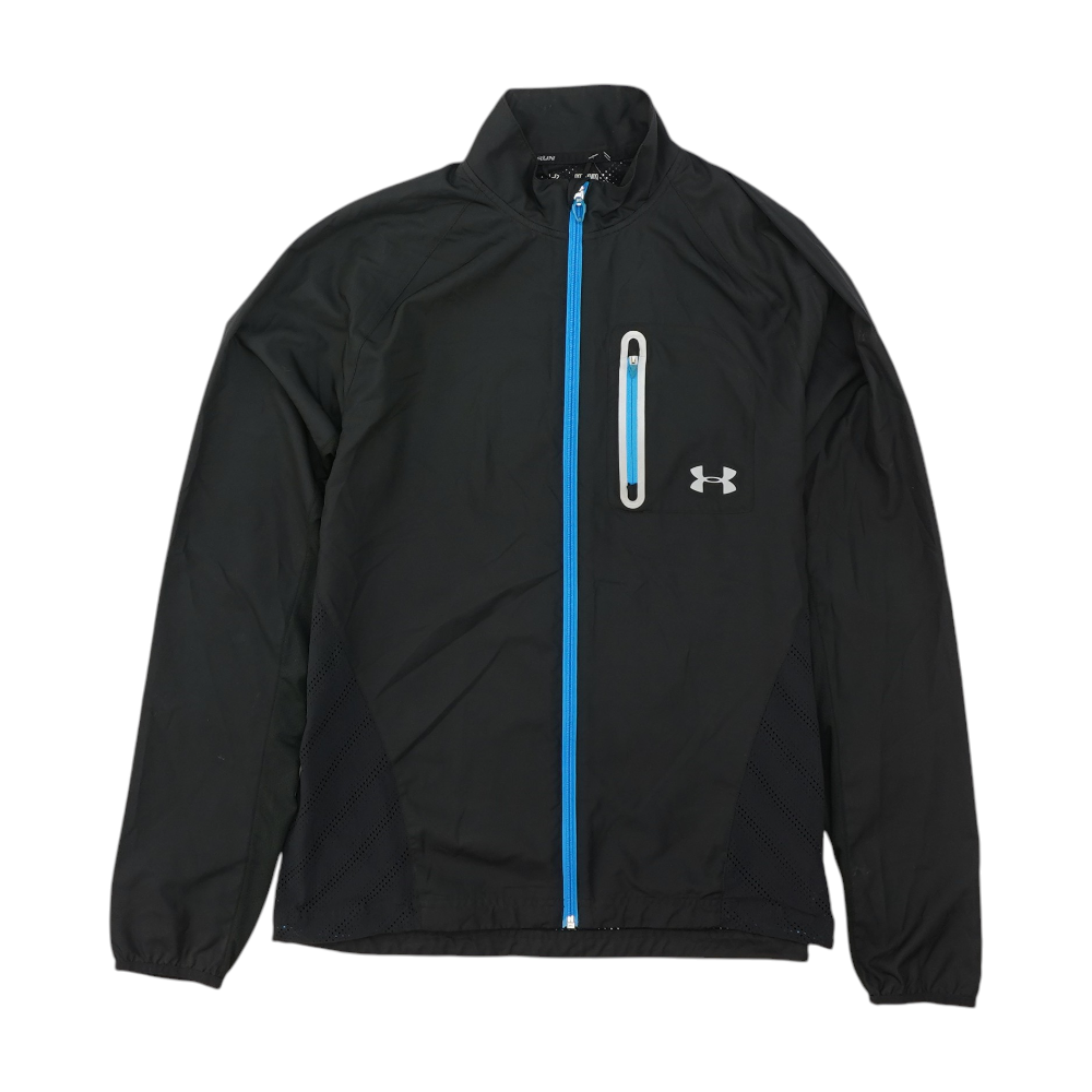 Black Solid Active Jacket
