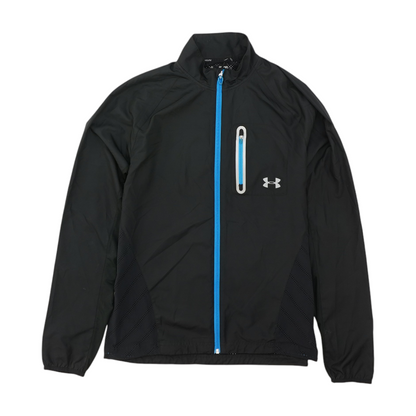 Black Solid Active Jacket