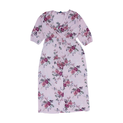 Pink Floral Romper