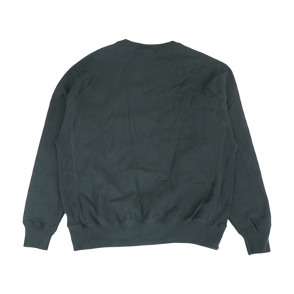 Black Solid Sweatshirt Pullover