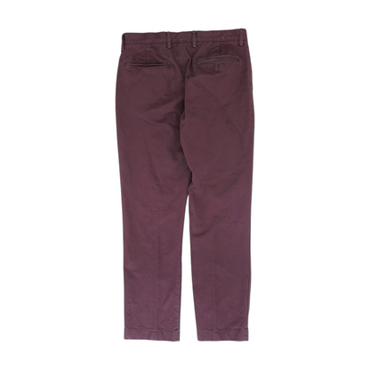 Burgundy Regular Pants