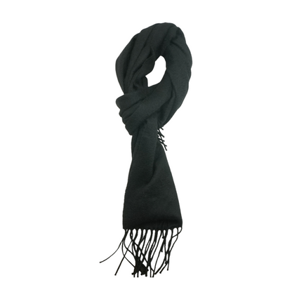 Black 100% Cashmere Scarf