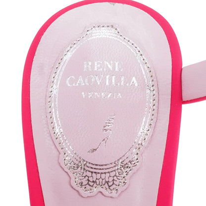 Cleo Suede Sandal 100 in Fuchsia