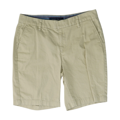 Khaki Solid Chino Shorts