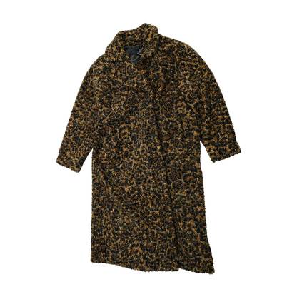 Brown Plus Print Coat