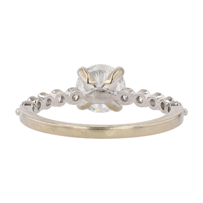 1 1/3 ctw 14K White Gold Diamond Engagement Ring