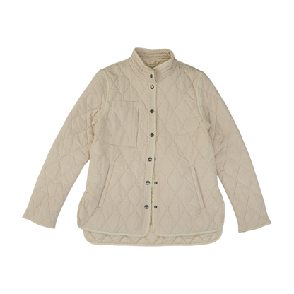 Beige Solid Jacket
