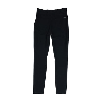 Black Solid Pants