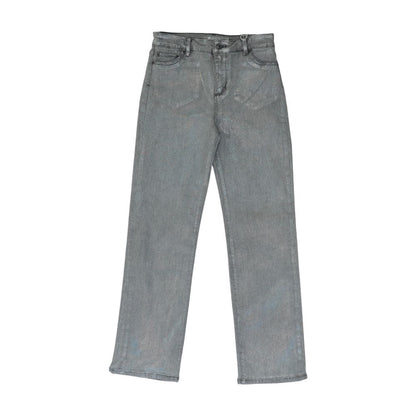 Gray Solid Slim Jeans
