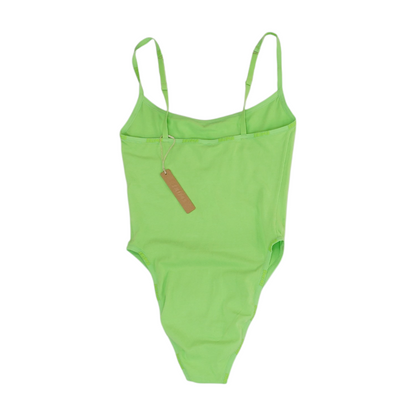 Neon Green Bodysuit Blouse