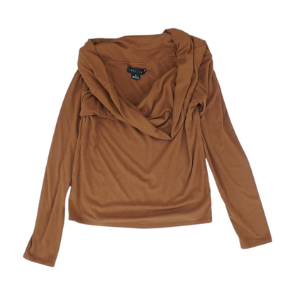 Brown Cropped Blouse