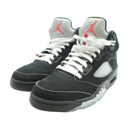 Black Metallic Reimagined Jordan 5 Retro OG High-Top Athletic Shoes